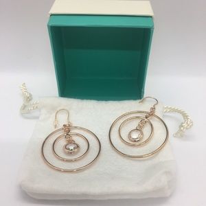 QVC Bronzo Italia Multi-Circle Crystal Quartz Earrings